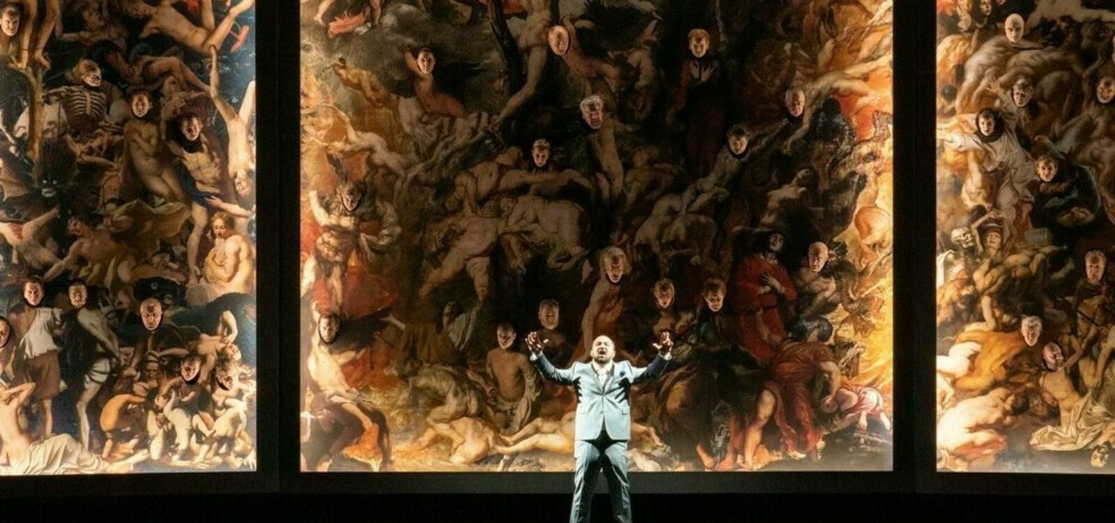 De te deum scene aan het slot van de eerste akte van tosca